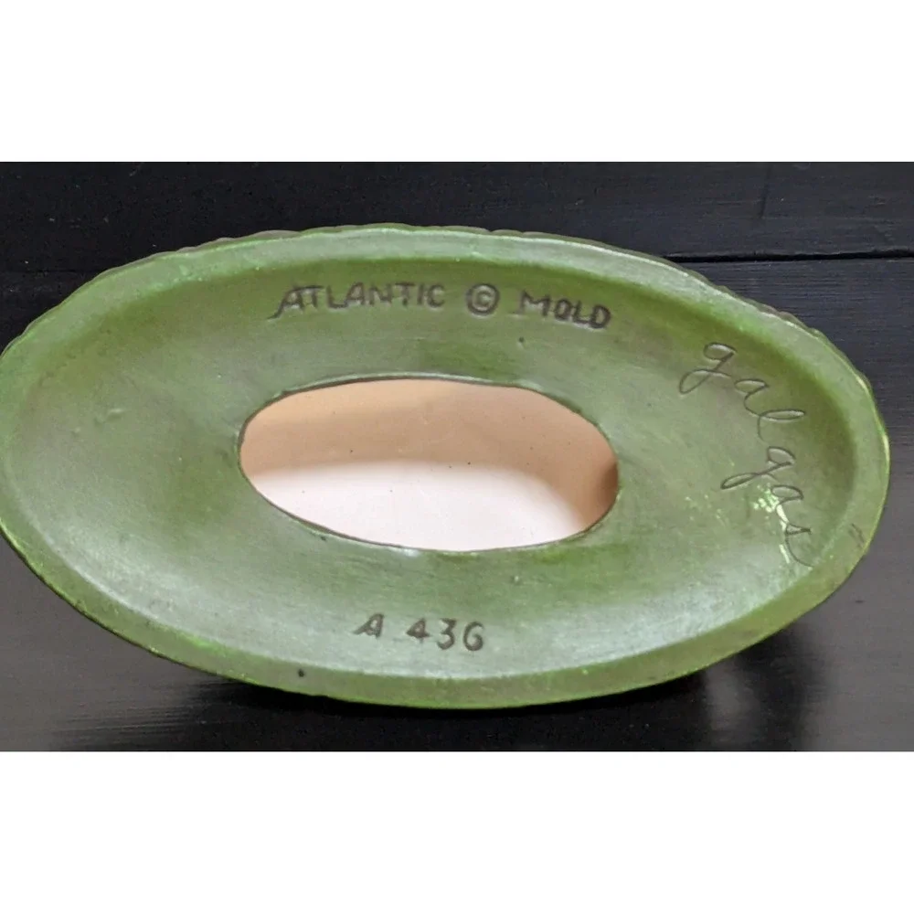 Vintage Atlantic Mold Ceramic‎ Canadian Goose & Goslings Painted and Signed A436
